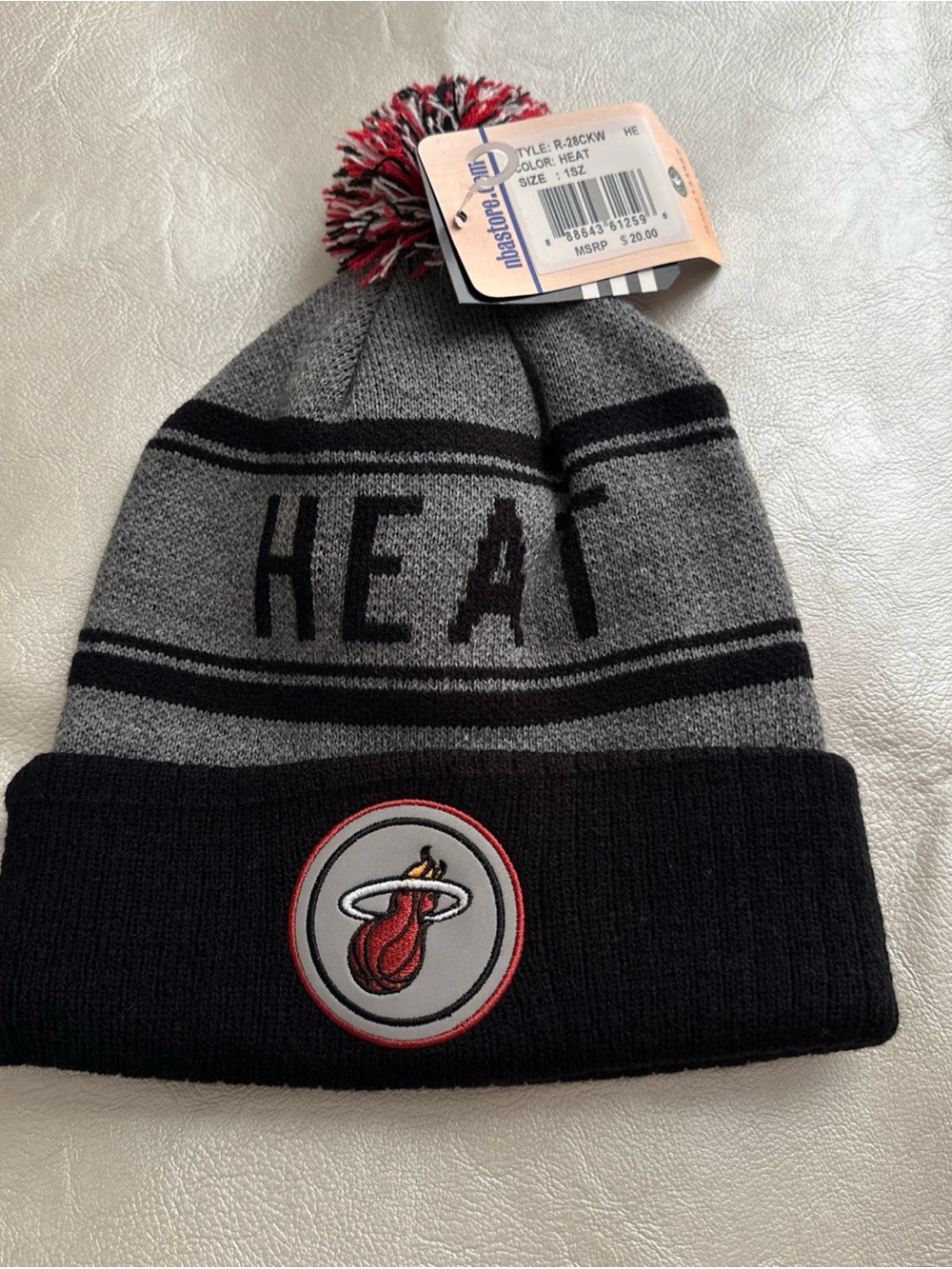 Miami Heat Addias Brand Winter Knit Hat NWT